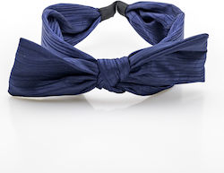 Fabric Hair Headband Blue Bow