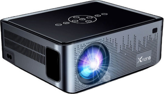 Xnano X1 Pro Mini Projektor LCD Full HD LED-Lampe mit Wi-Fi und Eingebauten Lautsprechern