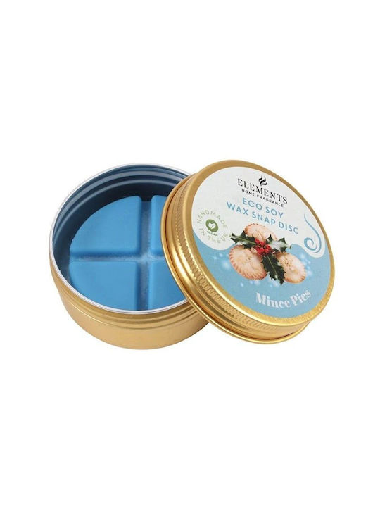 Vegan Αρωματικός Δίσκος Κεριού Σόγιας Wax Melt Mince Pies