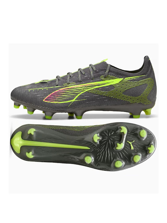 PUMA 5 Pro Football Shoes with Cleats Gray