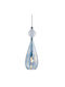 Ebb & Flow Pendant Light Blue with Crystals for Socket E27 18x18cm