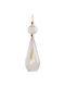 Ebb & Flow Pendant Light Gold with Crystals for Socket E27 18x18cm
