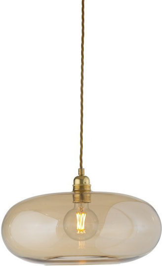 Ebb & Flow Pendant Light Black with Socket E27 36x36cm