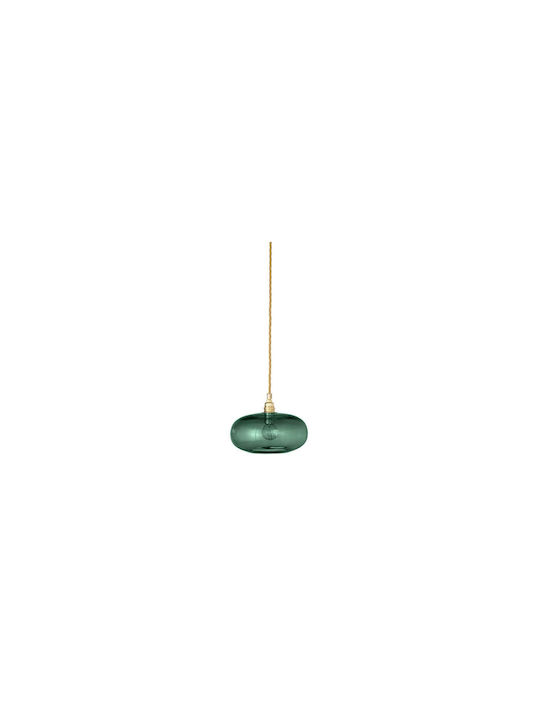 Ebb & Flow Pendant Light Turquoise with Socket E14, E.14 21x21cm