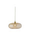 Ebb & Flow Pendant Light Brown with Socket E27 36x36cm