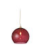 Ebb & Flow Pendant Light Turquoise with Socket E27 39x39cm
