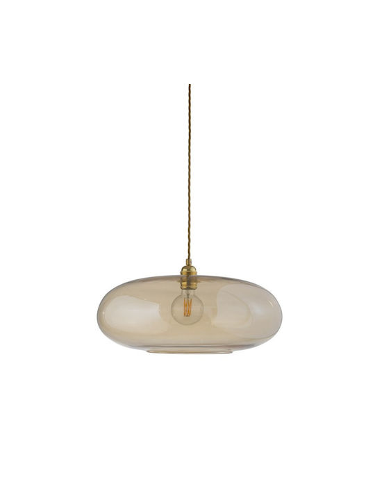 Ebb & Flow Pendant Light Brown with Socket E27 ...