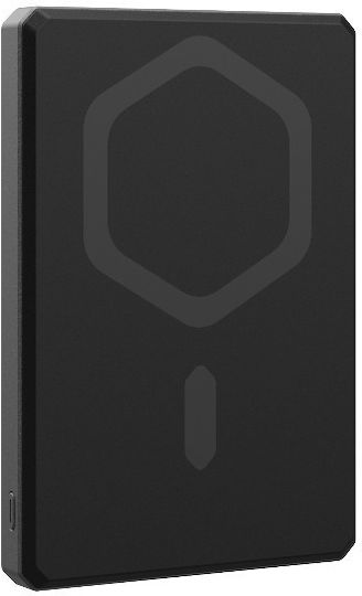 UAG SRGE Slim MagSafe Power Bank 5000mAh 10W с USB-C порт Черен