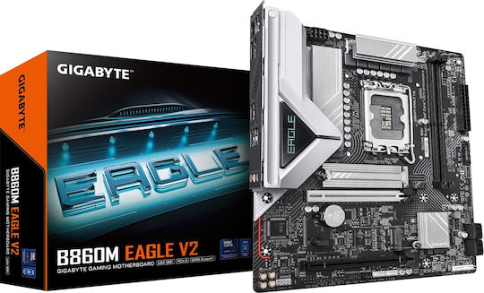 Gigabyte B860M EAGLE V2 Mainboard Micro ATX mit Intel 1851 Sockel
