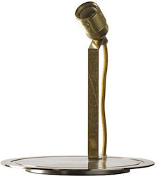 Table Lamp Base 1xE27 Gold Ø23cm Speak Up Di101693 Ebb&flow Di101693 Gold