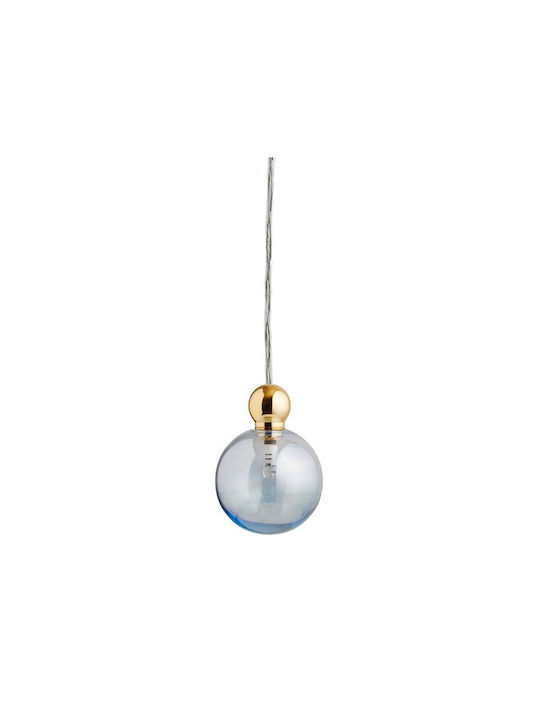 Ebb & Flow Pendant Light Black with Socket G4 7x7cm