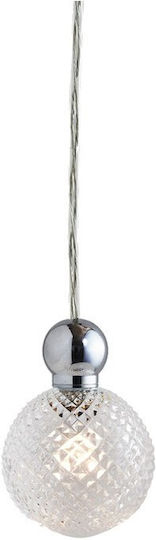 Ebb & Flow Pendant Light Gold with Crystals for Socket G4 7x7cm