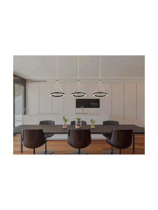 Globo Lighting Κρεμαστό Φωτιστικό Μαύρο