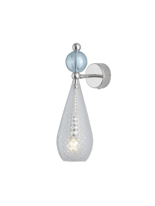 Ebb & Flow Leuchte Wand mit Fassung E14 Türkis