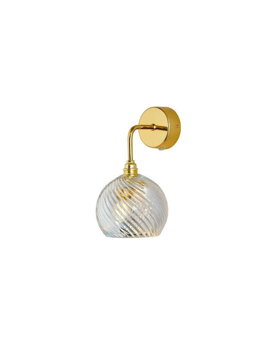 Ebb & Flow Leuchte Wand mit Fassung E14 Gold