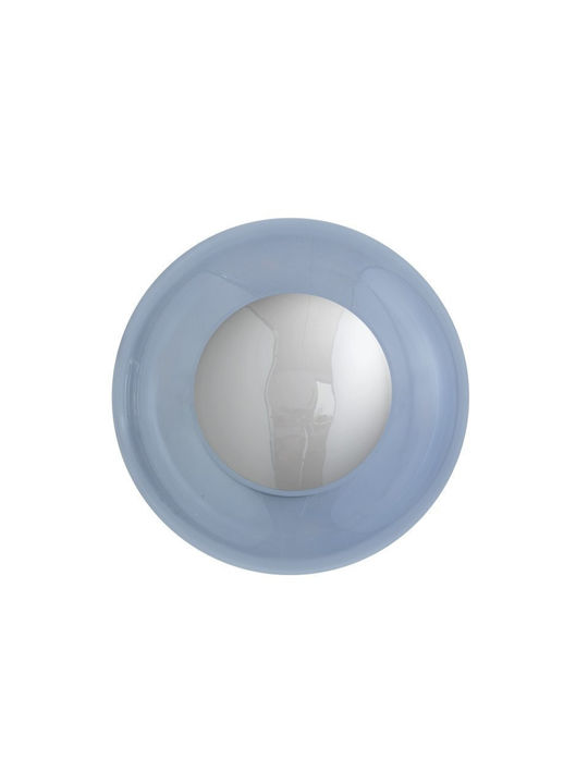 Ebb & Flow Ceiling Mount Light Turquoise with Socket E14