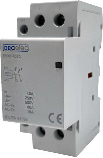 Aca Ρελέ Ράγας Ισχύος 40A με Τάση 230V