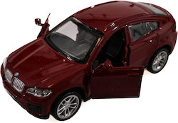 Mașinuță de jucărie Msz Bmw X6 1:43 Roșu