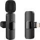 Apexel APL-MIC004 Ασύρματο Μικρόφωνο Πέτου, Clip On Δημοσιογραφικό