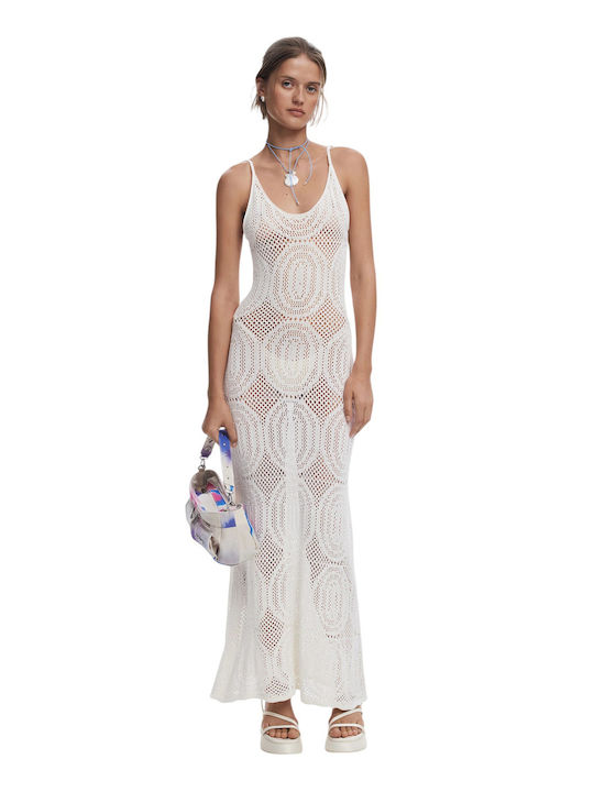Desigual W Estocolmo Dress 25swvf03-1001 White