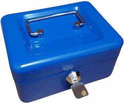 Technomax Blaue Metall-Geldkassette 76-1