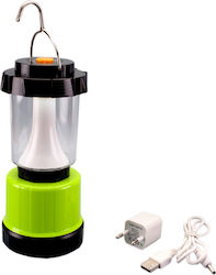 Led Rechargeable Lantern Green 17x7.5 Cm Led Rechargeable Lantern Green 17x7.5 Cm