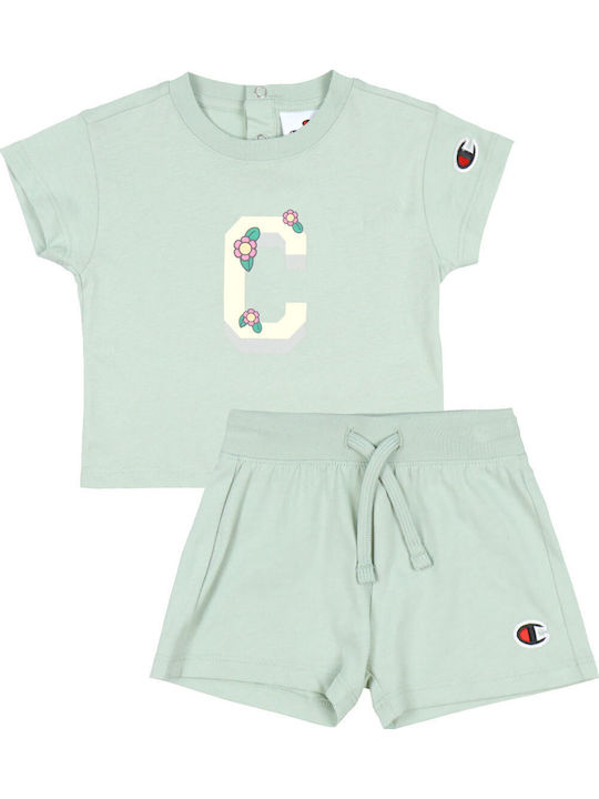 Champion Kids Clothing Sets Green 2 Pieces