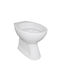 Weiße Hochdruck-Toilettenschüssel "classica 2.0" Deckel Fayans von Roca