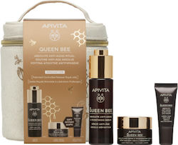 Apivita Queen Bee Skin Care Set for Αnti-ageing, Moisturizing & Brightening