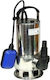 Tauchpumpe für Schmutzwasser Inox 500W 0,68PS Spi-550 Zita Pumpe