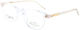 Alexander Wintsch 5002 K2 C4 Unisex Κοκαλινα Γυαλιά Οράσεως Στρογγυλά Διάφανο Σκελετό
