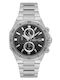 Daniel Klein Men's Watch 41mm Chronograph Battery with Silver Metal Bracelet