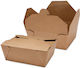 Set von 50 Boxen Kraft 15.2x12x6.4cm