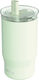 Quokka Stainless Steel Thermos Bottle BPA Free 720ml Pastel Green with Straw