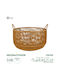 GloboStar Artificial Garden Cocoa Саксия Ратан Бежов 30x30x40εκ.