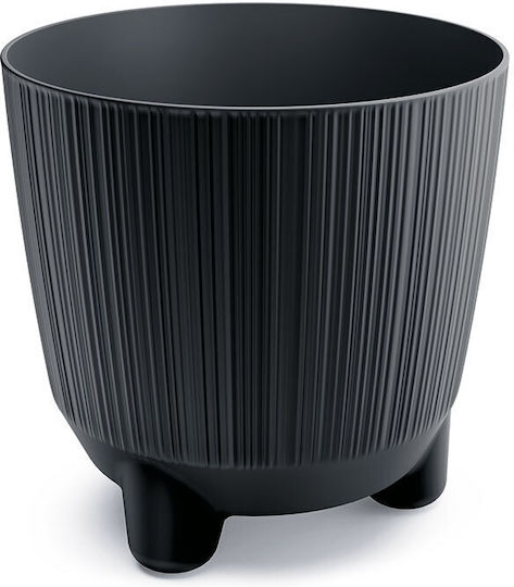Prosperplast Γλάστρα Κασπώ Γκρι 19.5x19.5x19.4εκ.