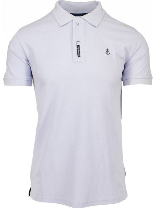 Explorer Polo Μπλούζα Κοντομάνικη Μωβ Ανοιχτό