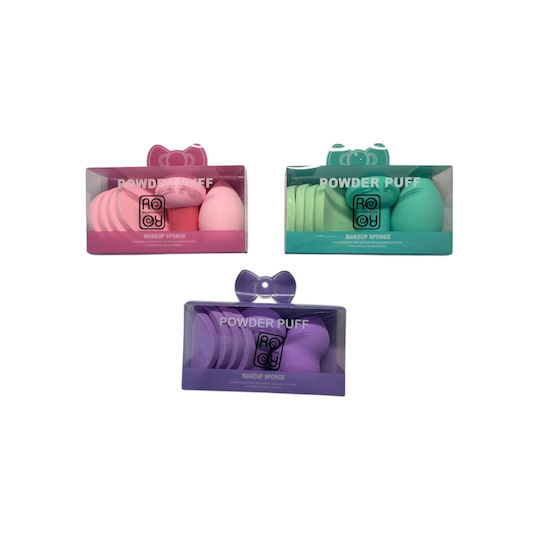 Ro-Ro Accessories Επαγγελματικό Σετ με Σφουγγαράκια Μακιγιάζ για Foundation 6τμχ