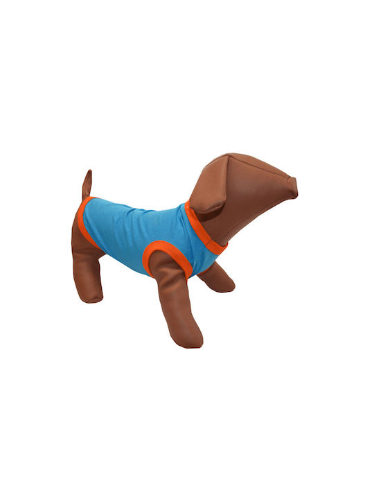 Αμάνικο Μπλουζάκι-φανελάκι Woof Moda Γαλάζιο Xlarge 48cm
