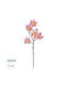Globostar Artificial Garden Pink Magnolia Branch 21424 Decorative Artificial Pink Magnolia Branch H57cm