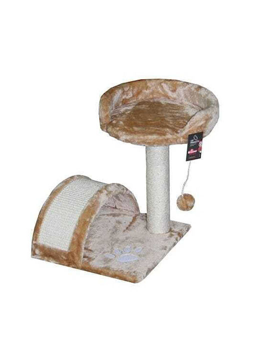 Pet Interest Tree Stâlp pentru zgâriat pisici Copaci pentru pisici Bej 35x35x45cm