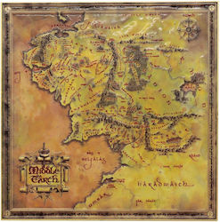 Lord Rings Metal Map Limited Edition