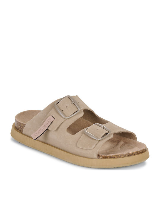 Vibe Women's Flat Sandals Brown