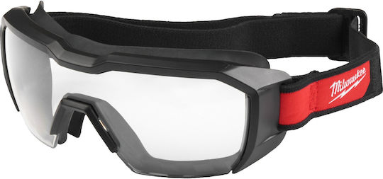 Milwaukee Low-Profile Ventilated Safety Goggles with Clear Lens 4932493433