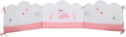 Das Home Πάντα Κλασική Εσωτερική Pink, White 45x195cm