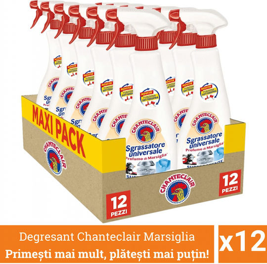 Chante Clair Spray de Curățare de Utilizare Generală cu Acțiune de Dezinfectare 12x600ml