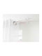 Douceur d'Intérieur Ausziehbar Metallisch Vorhangstange Arabesque Einfach Φ19mm 210-120cm White