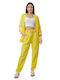 Yellow Trousers and Blazer Set