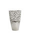 Fylliana Διακοσμητικό Βάζο Metallisch Fl8852 Silber 24x14x39cm 1Stück