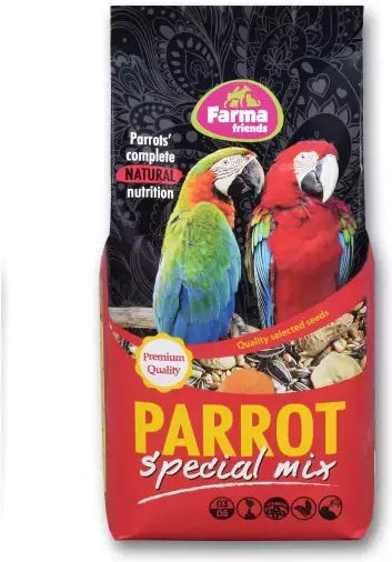 Специална смес храна за големи папагали Farma Parrot 15 кг